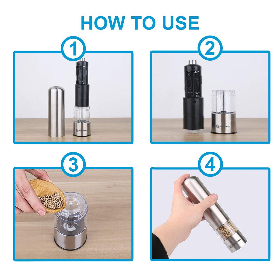 Electric Salt and Pepper Grinder