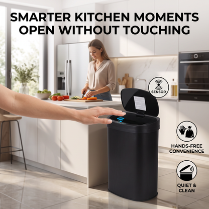 12L Automatic Sensor Bin with Touchless Lid