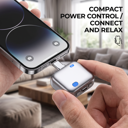 USB-C Smart Charging Adapter with Auto Disconnect, Fast Charging Support & Power Protection