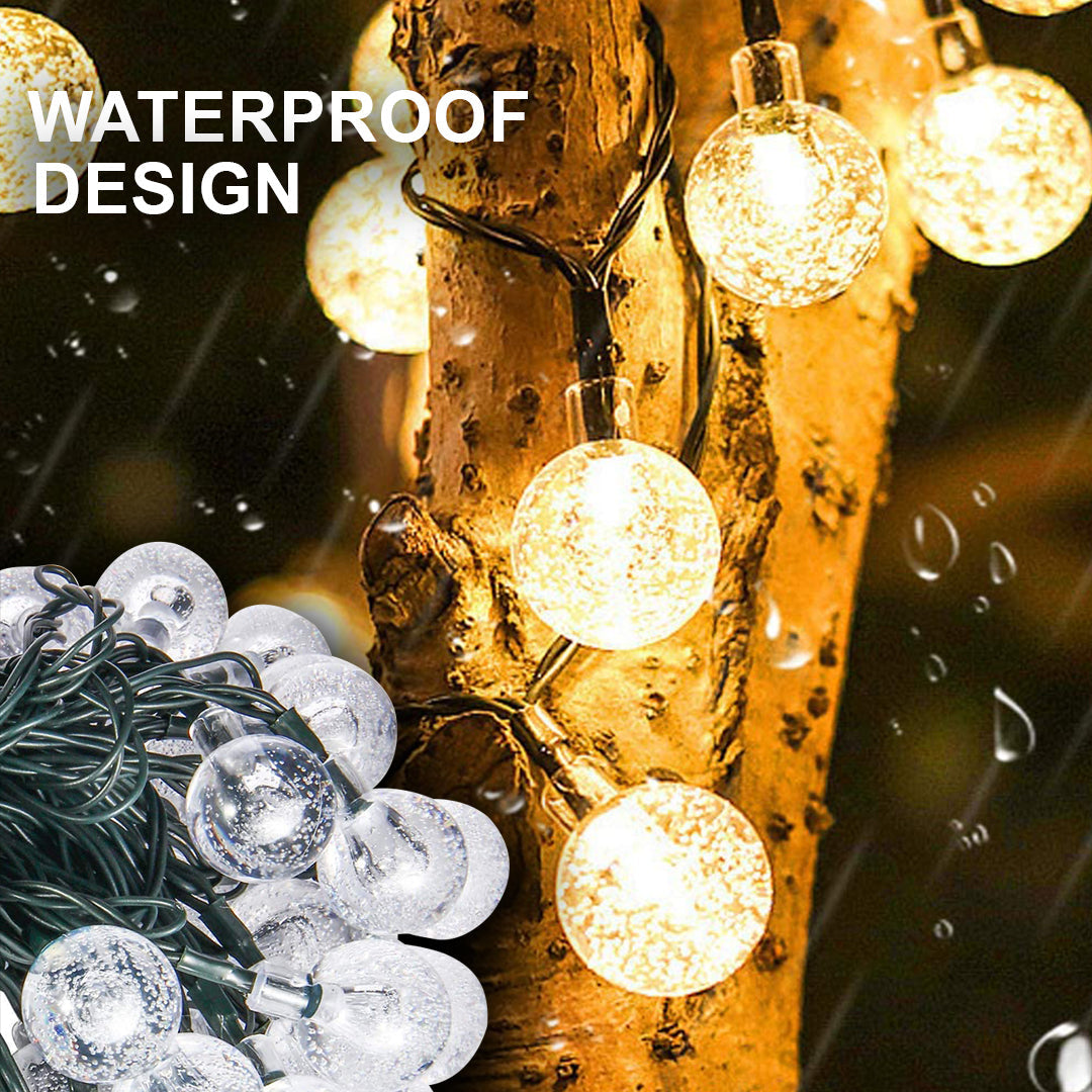 50 Leds Waterproof Solar Garden Lights (Warm White)