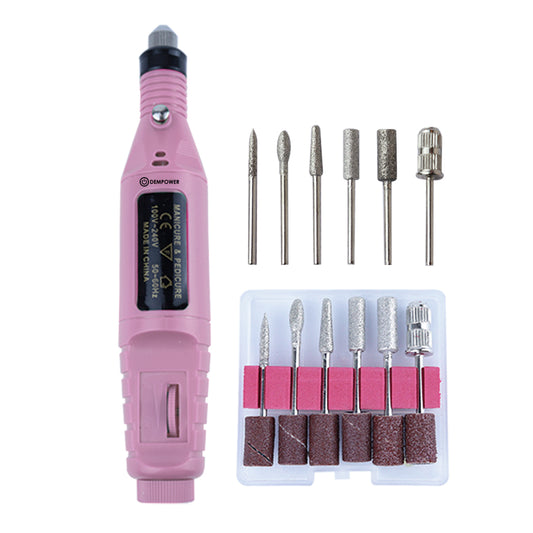 Professional Traditional Nail Care Manicure Kit (Pink)