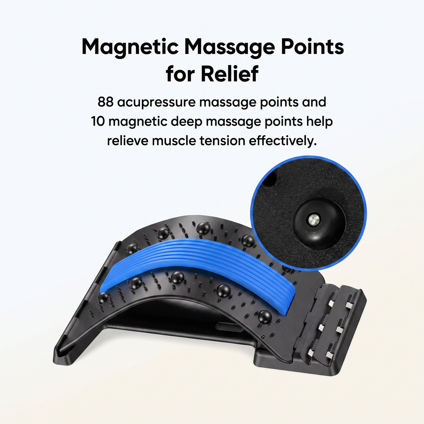 3 Level Adjustable Portable Back and Lower Back Stretcher