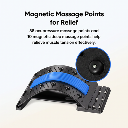 3 Level Adjustable Portable Back and Lower Back Stretcher