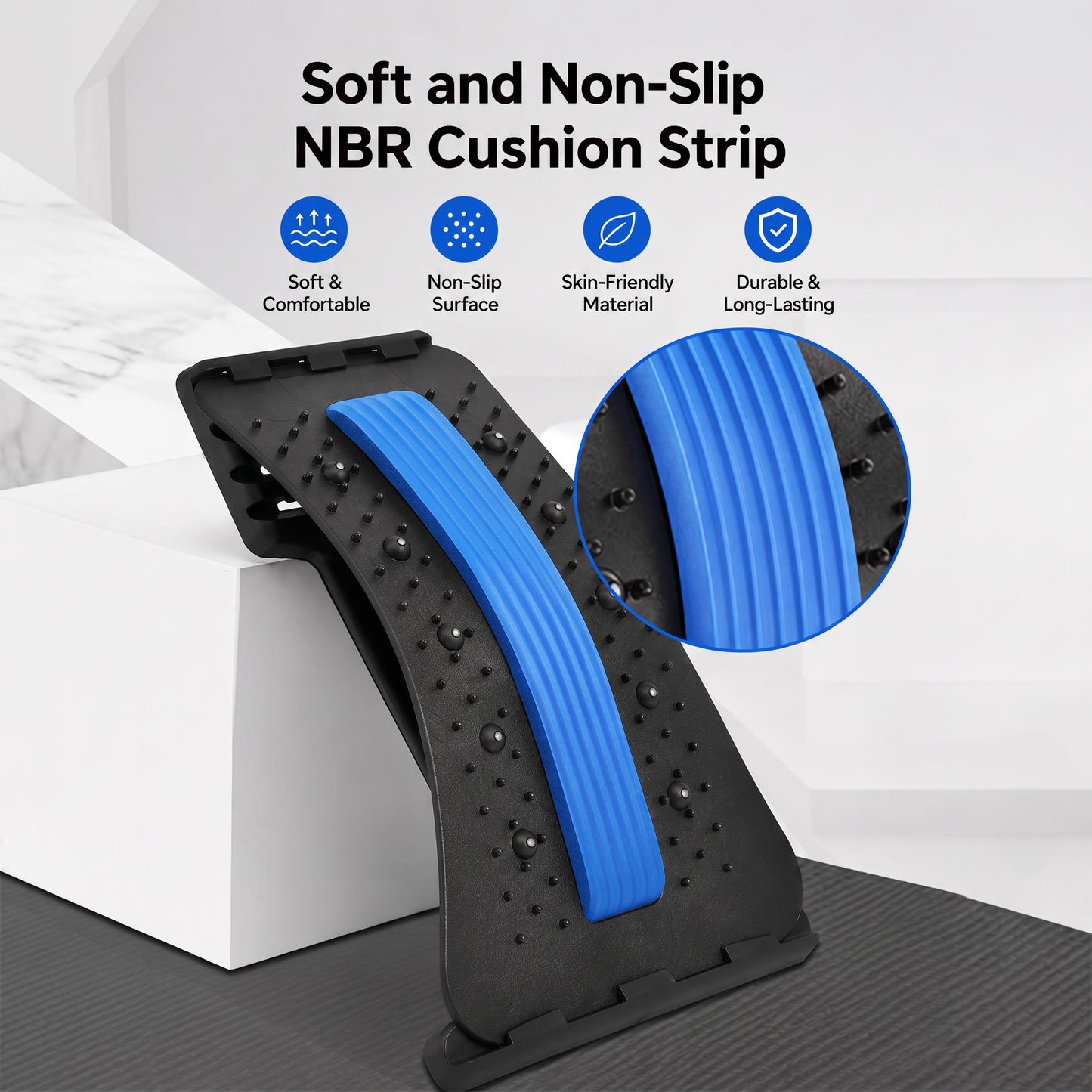 3 Level Adjustable Portable Back and Lower Back Stretcher