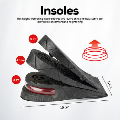 Comfortable 4.5 CM Height Increasing Shoe Insole for All-Day Use