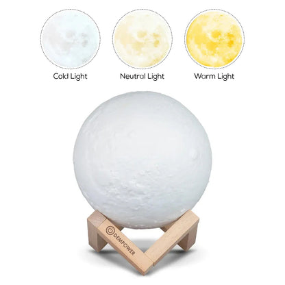 3D Moon Night Lamp and Humidifier
