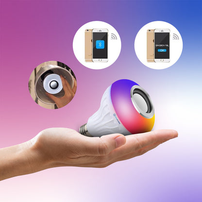 RGB Bluetooth Speaker Bulb With Remote Control