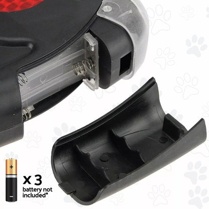 Retractable, Extendable Dog Leash With LED Flashlight & Waste Bag