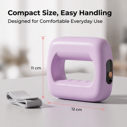 Rechargeable Vibration Massager with Adjustable Strap, 8 Adjustable Settings, LED Display & USB-C Charging