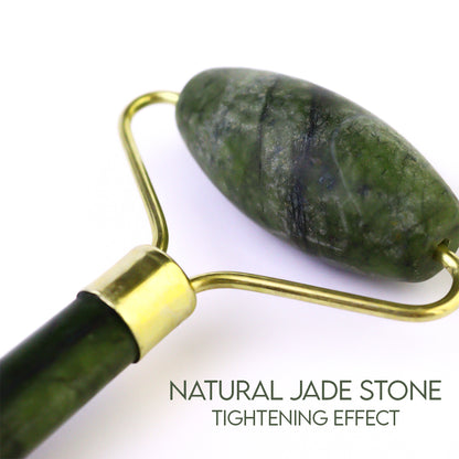 Natural Skincare Green Jade Roller Massage Tool With Boxed