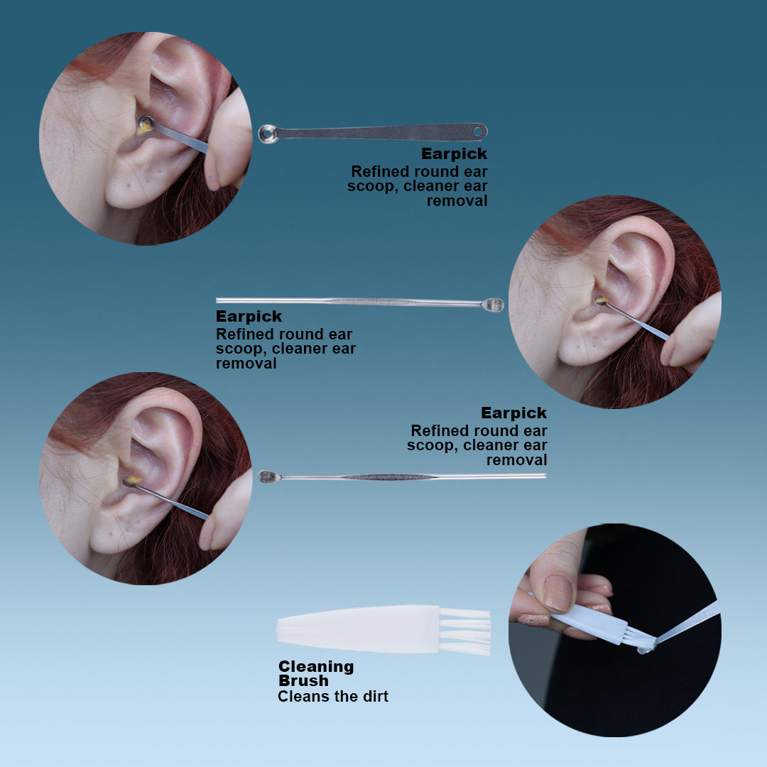 Complete 7 Piece Ear Pick Kit for Ear Cleaning