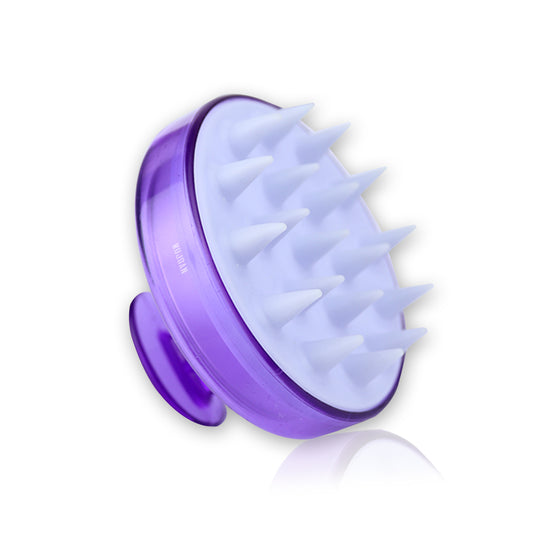 Relaxing Scalp Massager Shampoo Brush in Purple