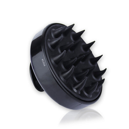 Relaxing Scalp Massager Shampoo Brush in Black