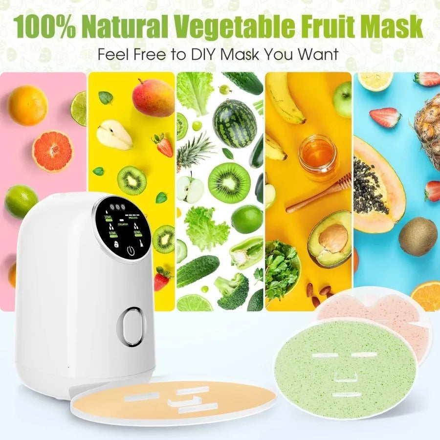 Natural DIY Facial Mask Maker Machine – Fresh Fruit & Plant-Based Mask Creator for At-Home Skincare
