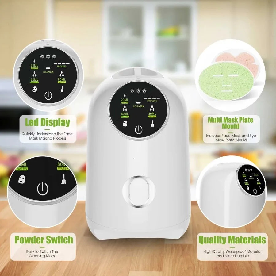 Natural DIY Facial Mask Maker Machine – Fresh Fruit & Plant-Based Mask Creator for At-Home Skincare