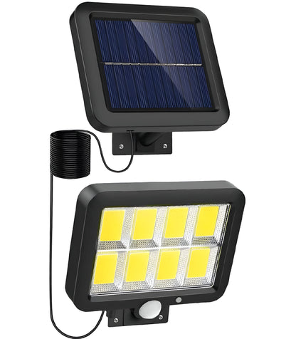 Motion Sensor Solar LED Lamp with Panel for Outdoor Use