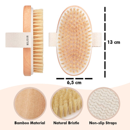 Natural Bamboo Body Brush for Smooth Skin