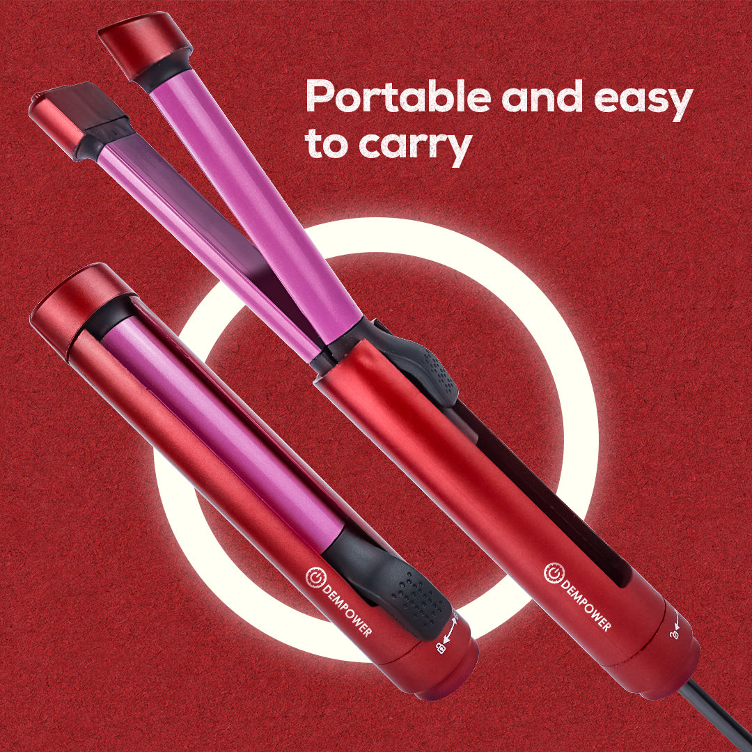 Mini Portable Curling and Straight Hair Tool