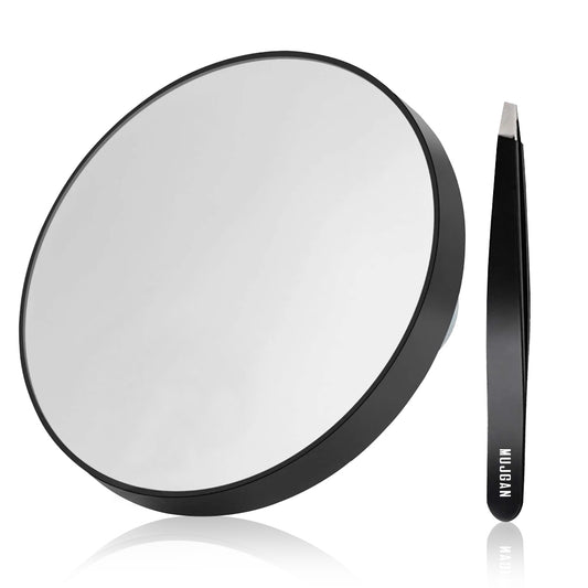 10X Magnifying Mirror with Tweezer for Detailed Grooming