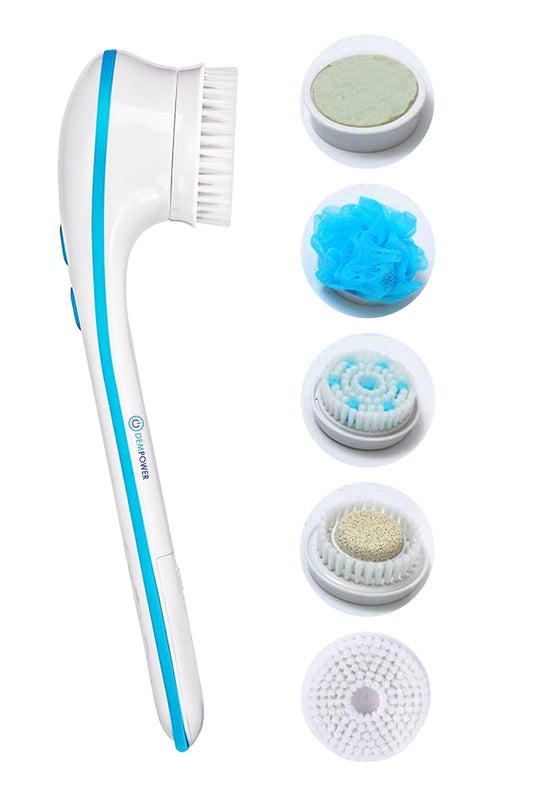 Efficient Battery Operated Spinning Spa Brush for Body Care